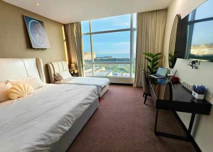 Hatten Hotel Super Sea View 4Pax High Floor Free 1 Carpark & Netflix With 2 Tv Room
